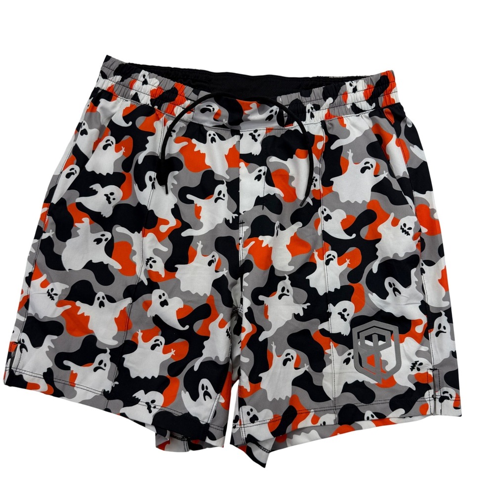 Born Primitive Shorts Mens Small Ghost Camo Athletic Halloween Training